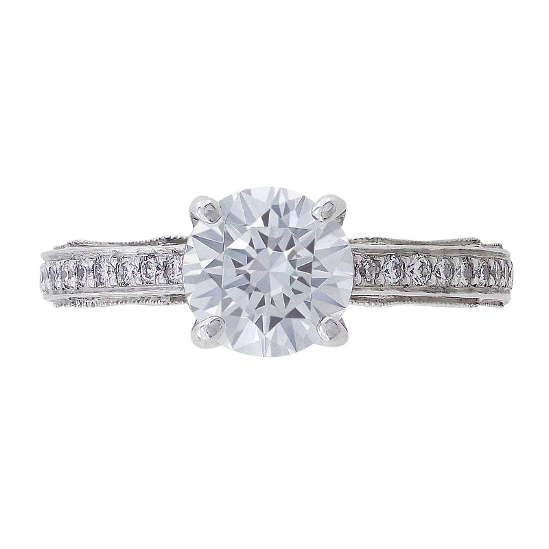 18kt White Gold Classic Semi-Mount Setting