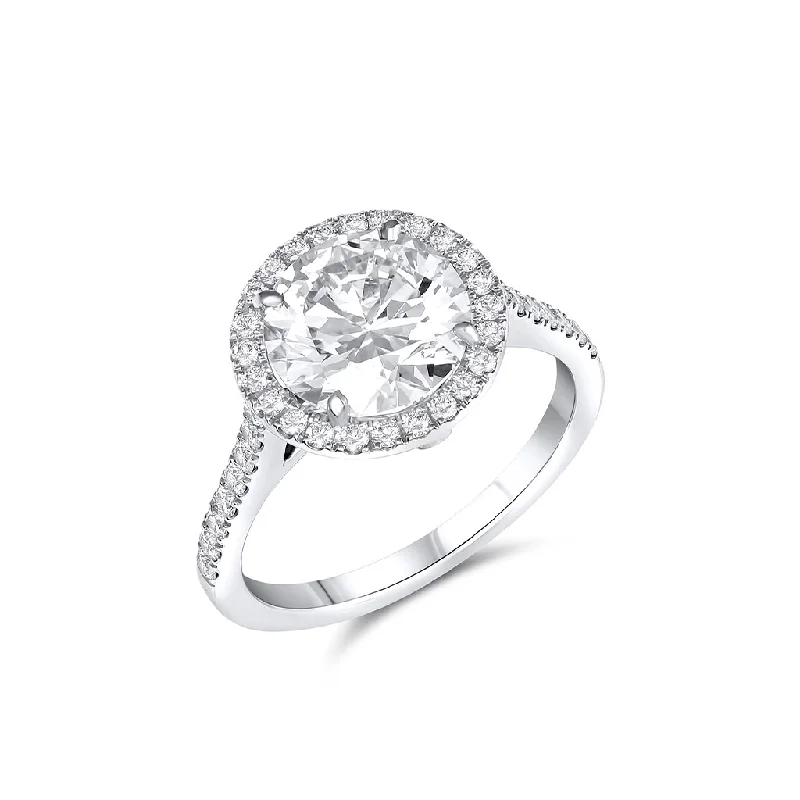 RIVIÈRE PLATINUM 2.00CT DIAMOND RING