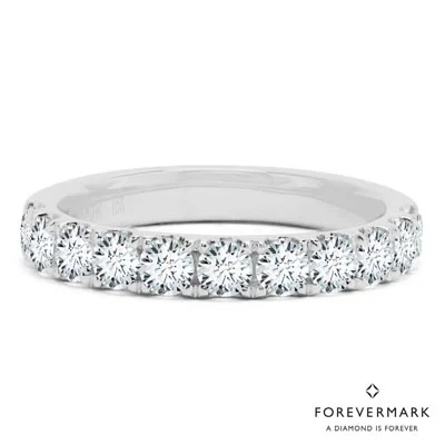 Forevermark Diamond Wedding Band in 18kt White Gold (1ct tw)