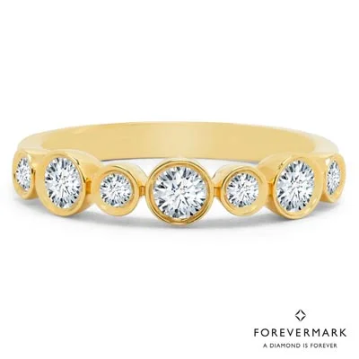 Forevermark Tribute Collection Diamond Bezel Ring in 18kt Yellow Gold (5/8ct tw)