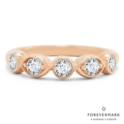 Forevermark Tribute Collection Diamond Stackable Band in 18kt Rose Gold (1/2ct tw)