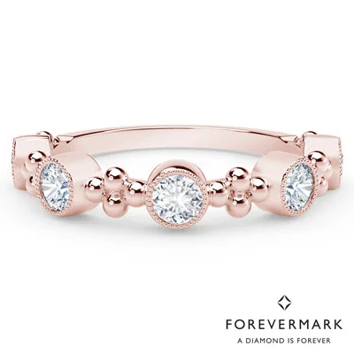 Forevermark Tribute Collection Diamond Stackable Band in 18kt Rose Gold (5/8ct tw)