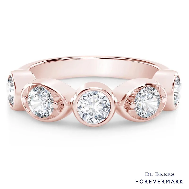 Forevermark Tribute Collection Diamond Stackable Ring in 18kt Rose Gold (1/2ct tw)