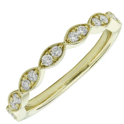 Diamond Pave Band in 14kt Yellow Gold (1/4ct tw)