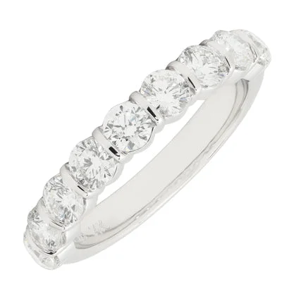 Diamond Wedding Band in 14kt White Gold (1 1/3ct tw)