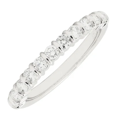 Diamond Wedding Band in 14kt White Gold (1/2ct tw)