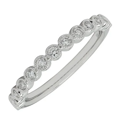 Diamond Wedding Band in 14kt White Gold (1/4ct tw)