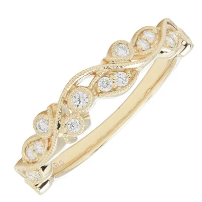 Diamond Wedding Band in 14kt Yellow Gold (1/5ct tw)