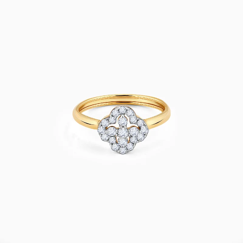 Gold Fleurir Ring