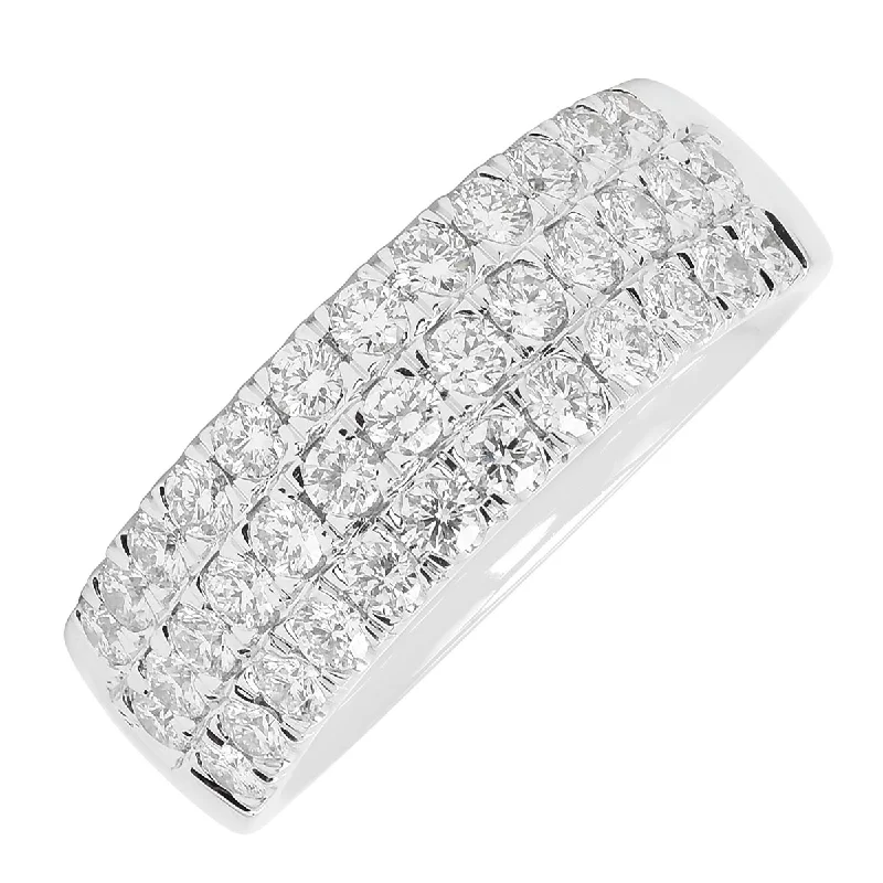 Martin Flyer Diamond Wedding Band in 14kt White Gold (7/8ct tw)