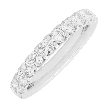 Memoire Odessa Diamond Wedding Band in 18kt White Gold (1ct tw)