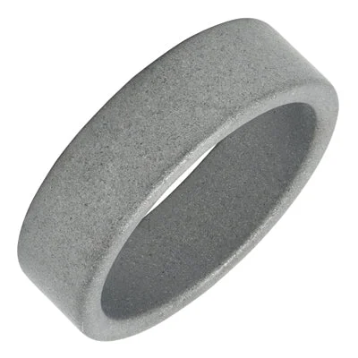 Triton Men's Wedding Band in Tungsten Raw (7mm)