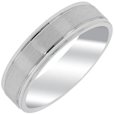 Wedding Band in 14kt White Gold