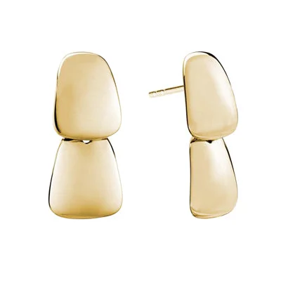 Artichoke Drop Earrings in 14kt Yellow Gold