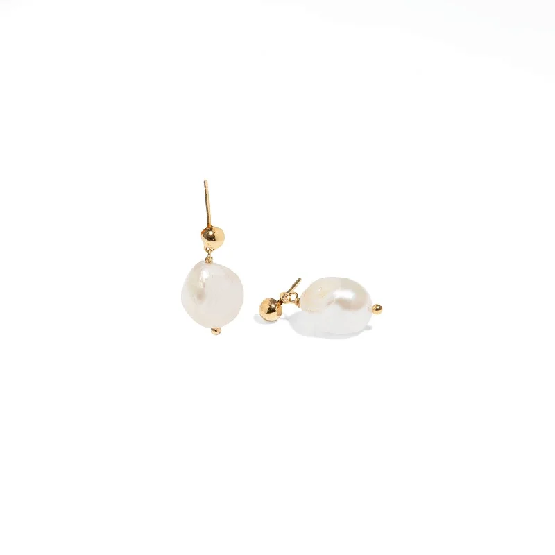 BAROQUE PEARL DROP EARRINGS