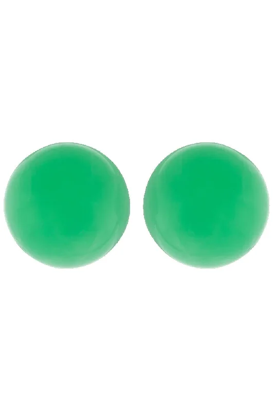 Chrysoprase Stud Earrings