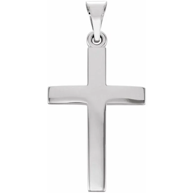 Sterling Silver 20x13.7 mm Cross Pendant