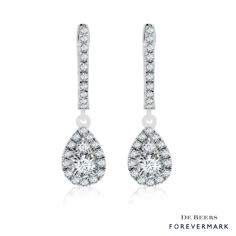 Forevermark Diamond Drop Earrings in 18kt White Gold (3/4ct tw)