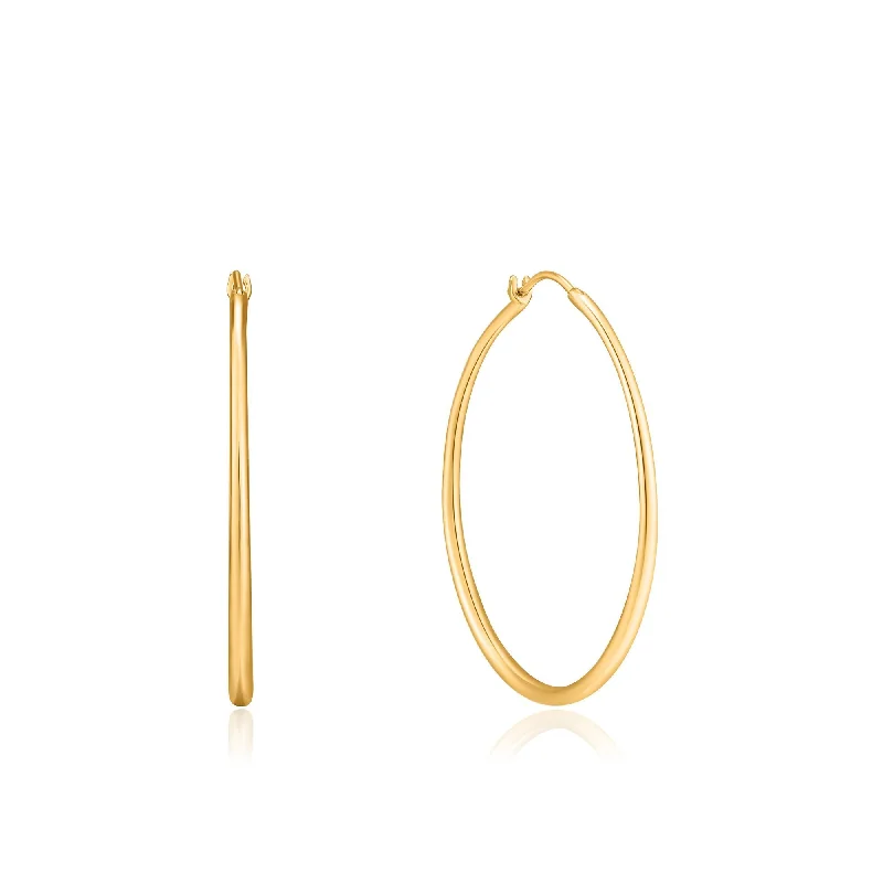 Gold Luxe Hoop Earrings