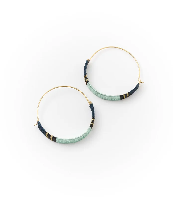 Kaia Earrings - Surf Hoop