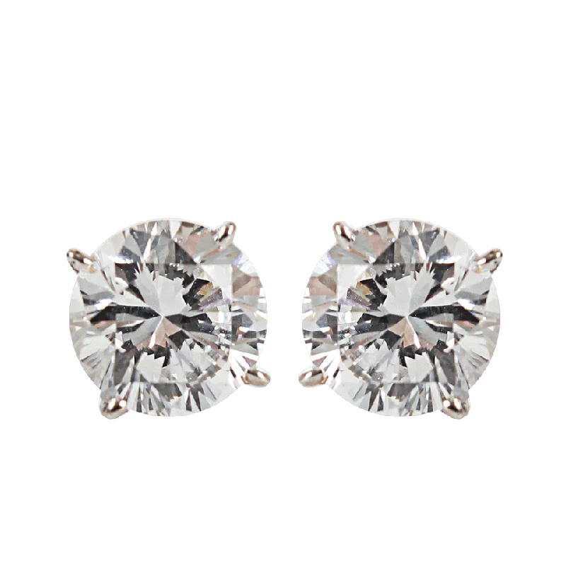 Medium Cubic Zirconia Stud Earring