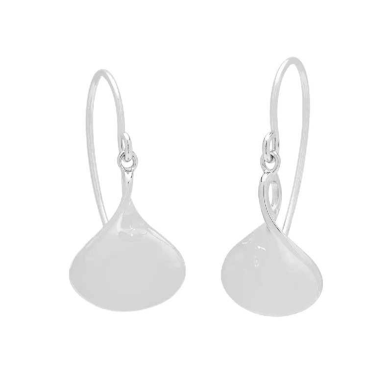 Polished Drop Earring in Sterling Silver