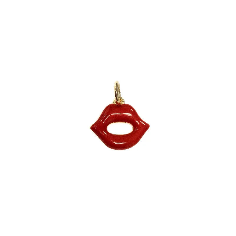 Red Lips Charm