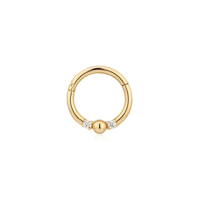 RHEYA | Lab Grown Diamond Clicker Hoop