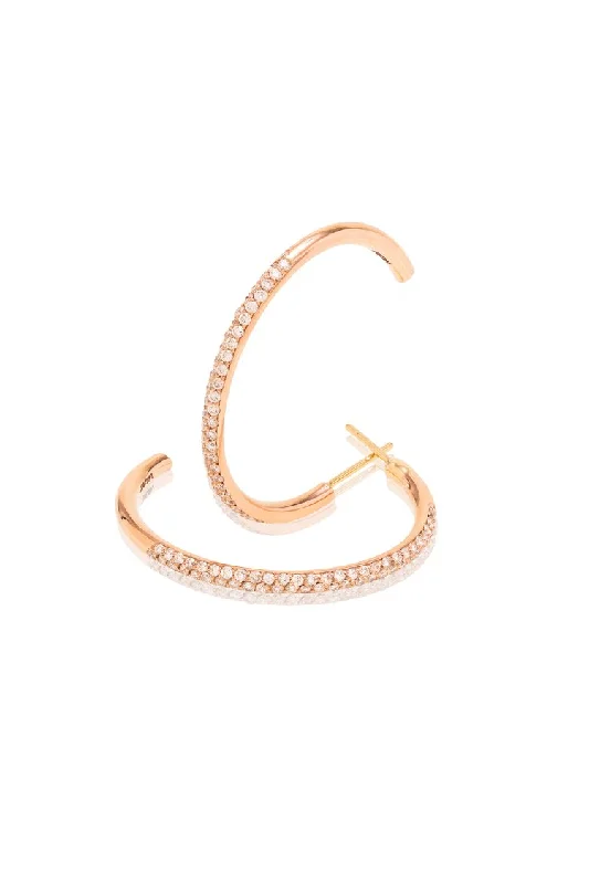 Rose Gold Hoop Earrings