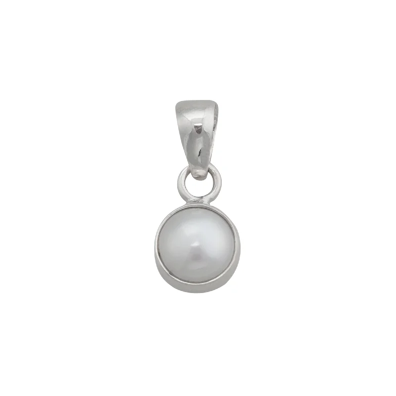 Sterling Silver Pearl Pendant