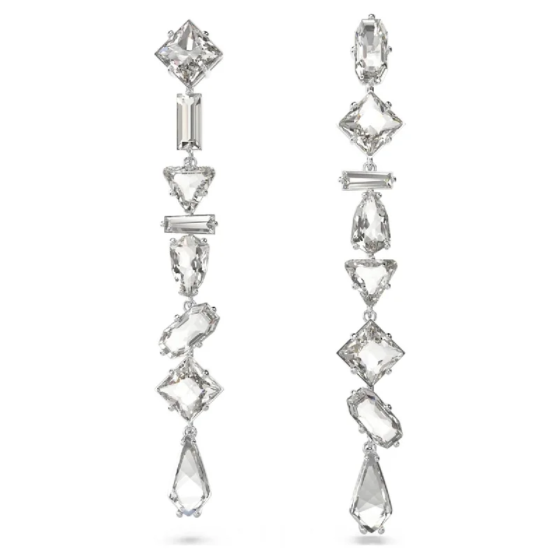 Swarovski Asymmetrical Mesmera Drop Earrings