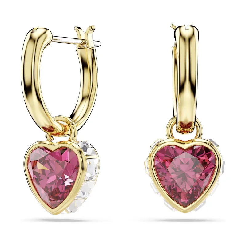 Swarovski Chroma Pink Drop Earrings