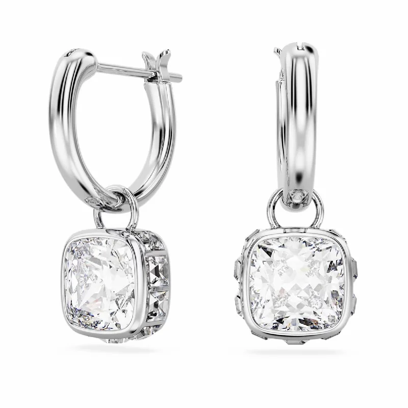 Swarovski Square Cut Stilla Drop Earrings