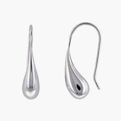 Teardrop Earrings in Sterling Silver