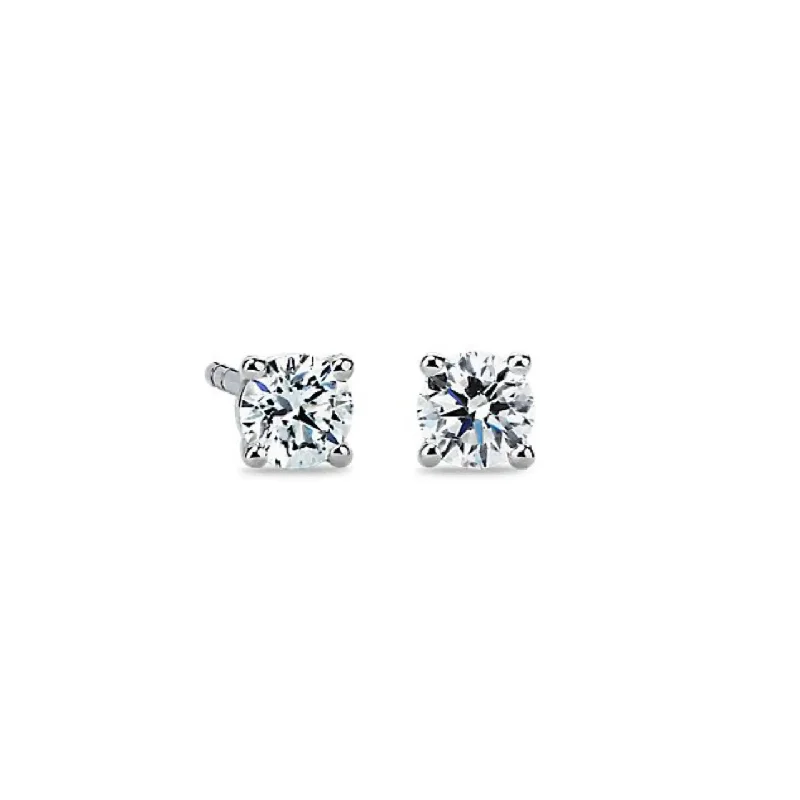 Natural Brilliant Cut Diamond Stud Earrings