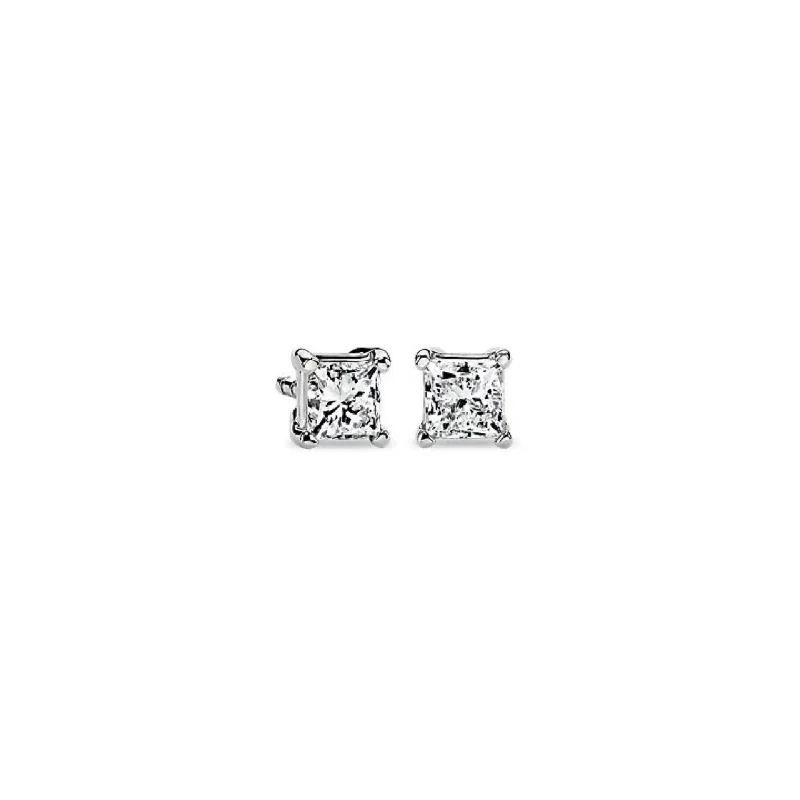 White Gold Diamond Stud Earrings