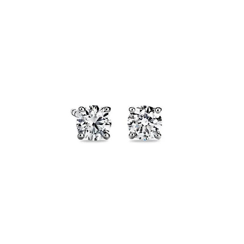 Natural Brilliant Cut Diamond Stud Earrings