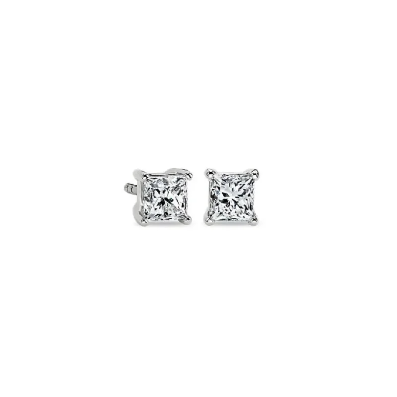 White Gold Diamond Stud Earrings