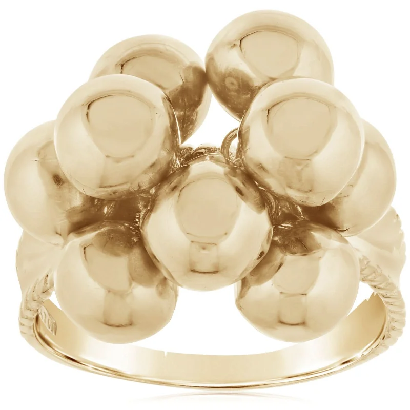 Estate Ball Cluster Ring