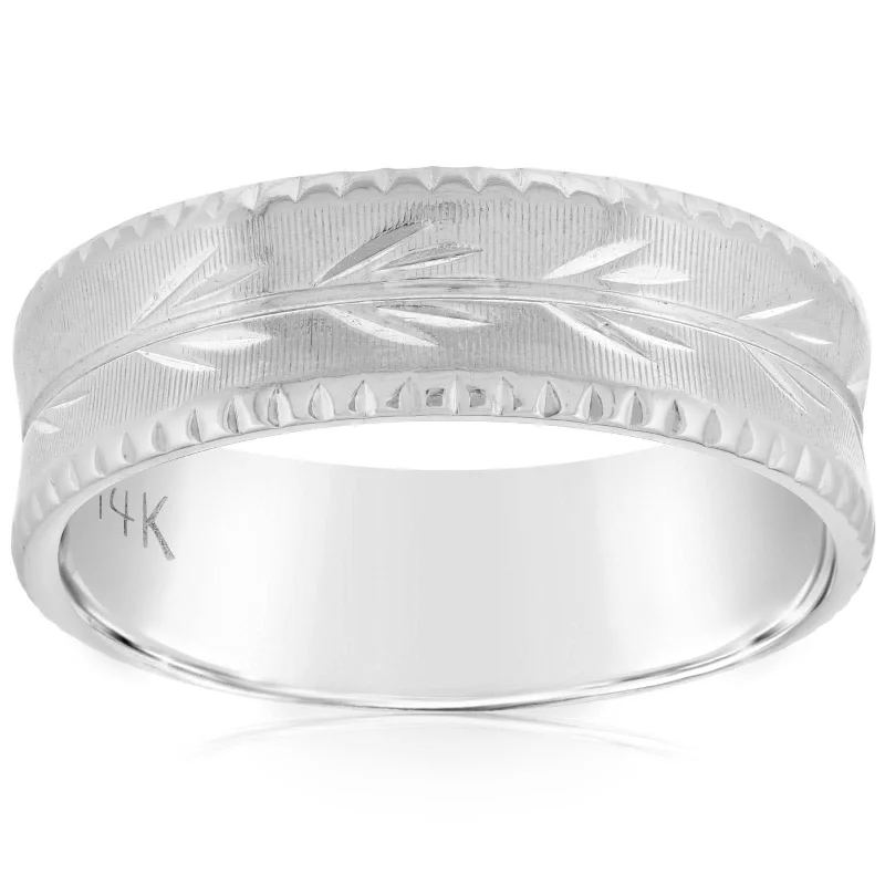 Estate Decorative Wedding Band