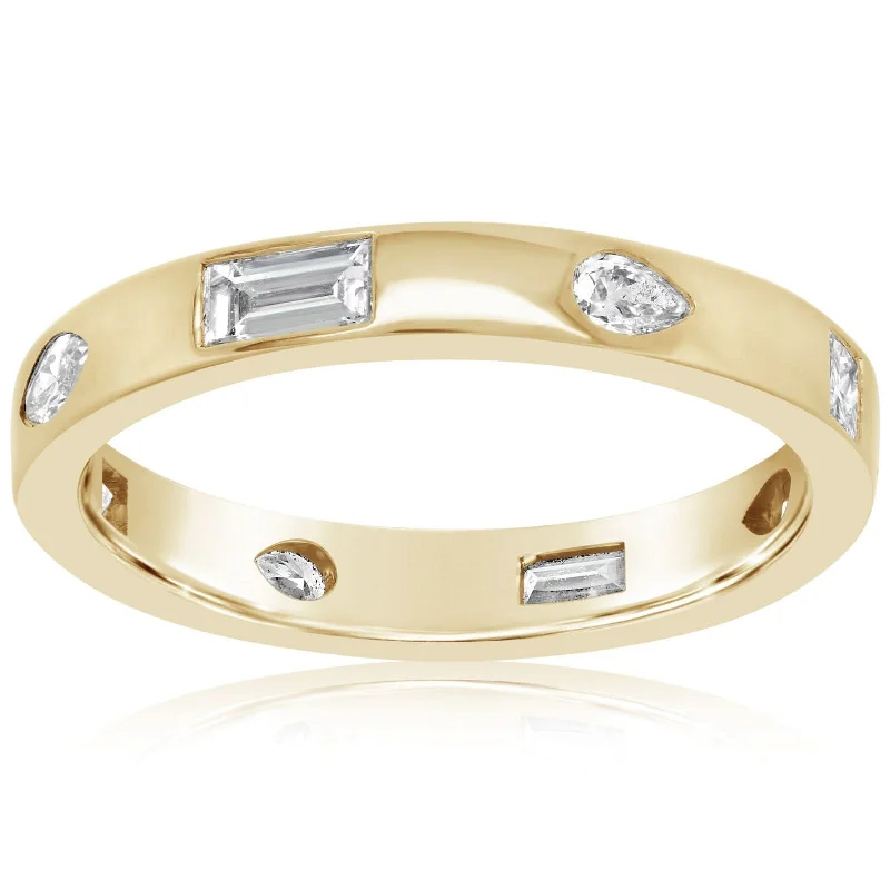 Fancy Shape Diamond Eternity Band