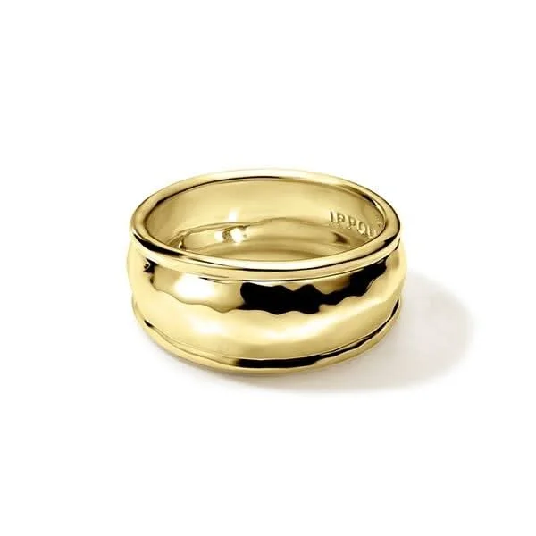 IPPOLITA Classico Thin Goddess Hammered Ring