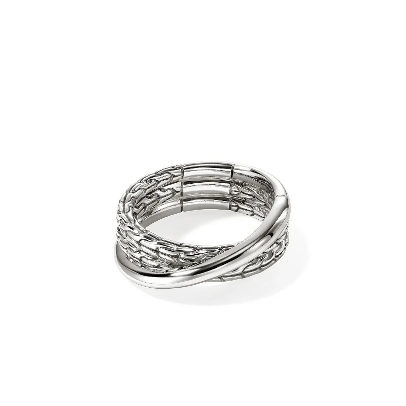 JOHN HARDY Essential 7.5mm Crossover Ring