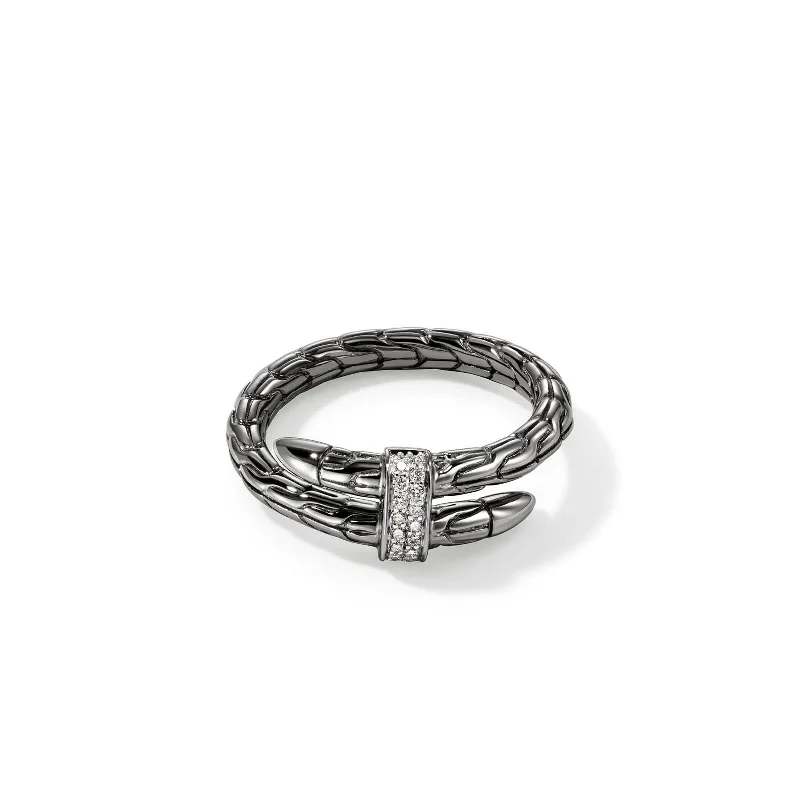 JOHN HARDY Spear Single Wrap Diamond Ring