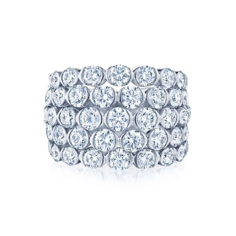 KWIAT Lyric Five Row Diamond Cocktail Ring