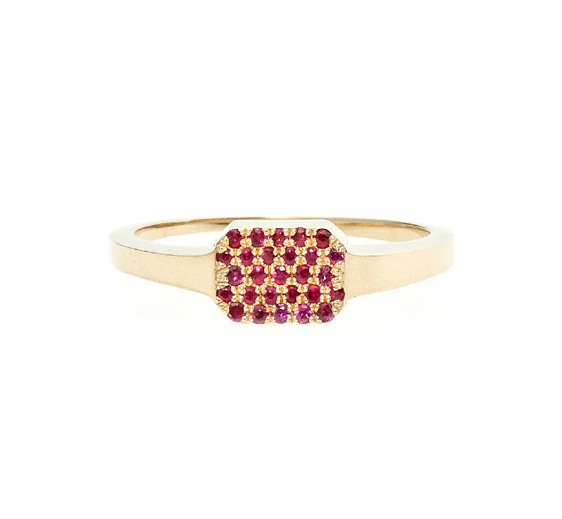 Margaux Ruby Pavé Ring