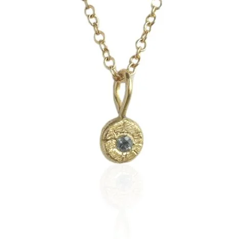 Compass Pendant | Sapphire