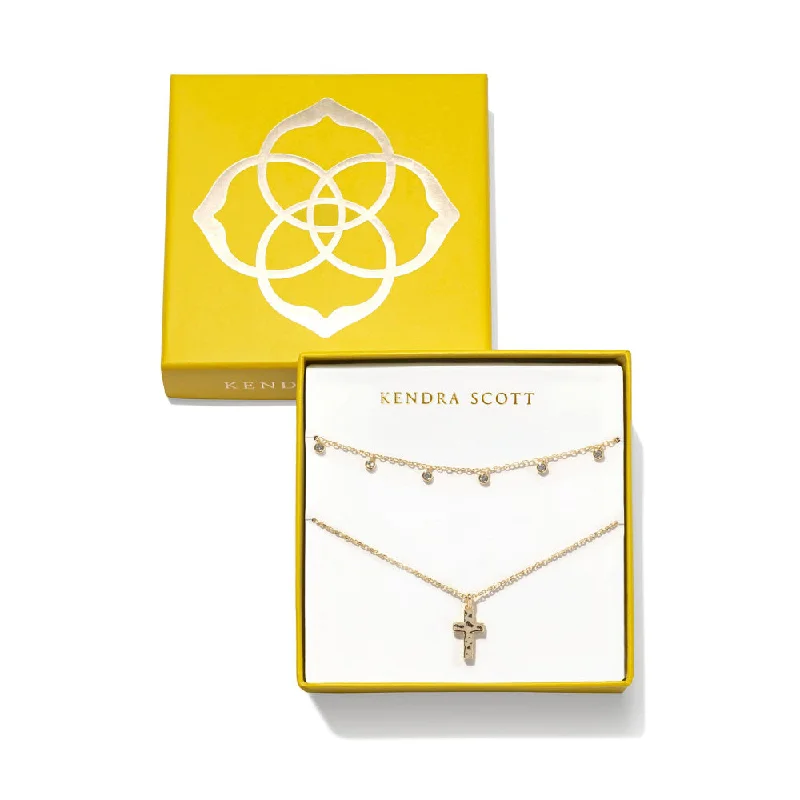 Kendra Scott Amelia Cross Necklace Gift Set