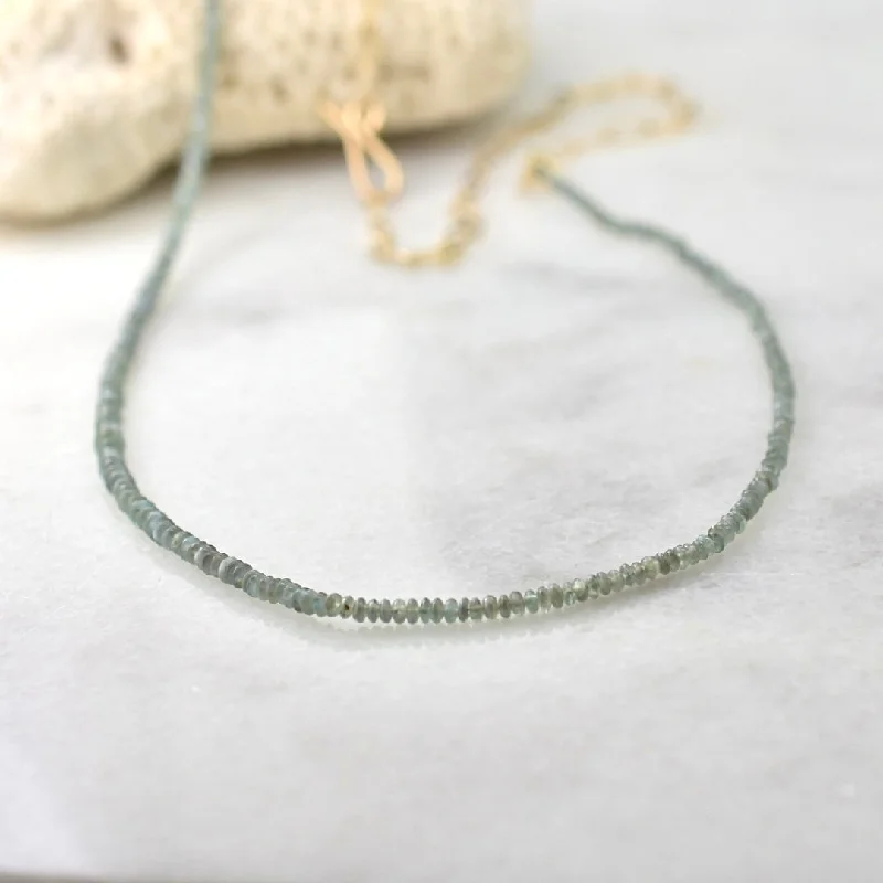 Green Sapphire Necklace