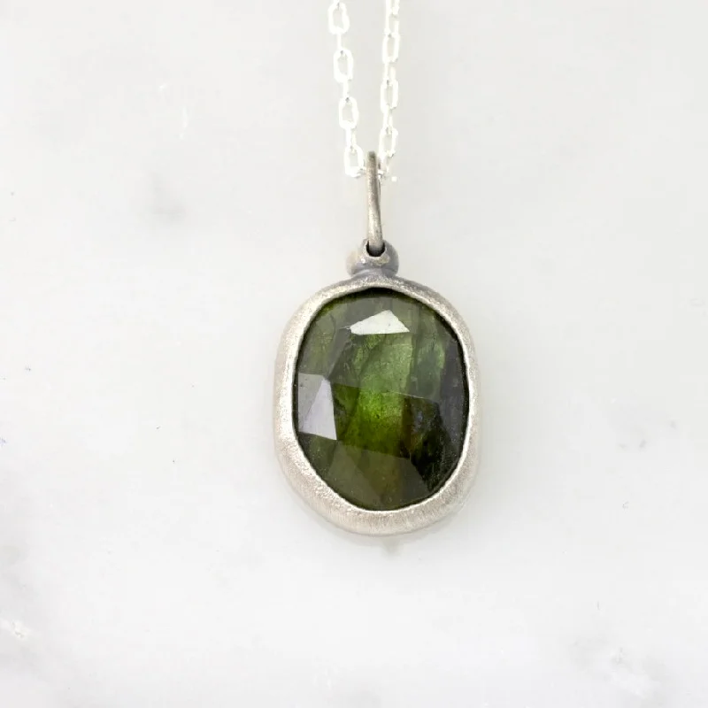 River Green Tourmaline Pendant